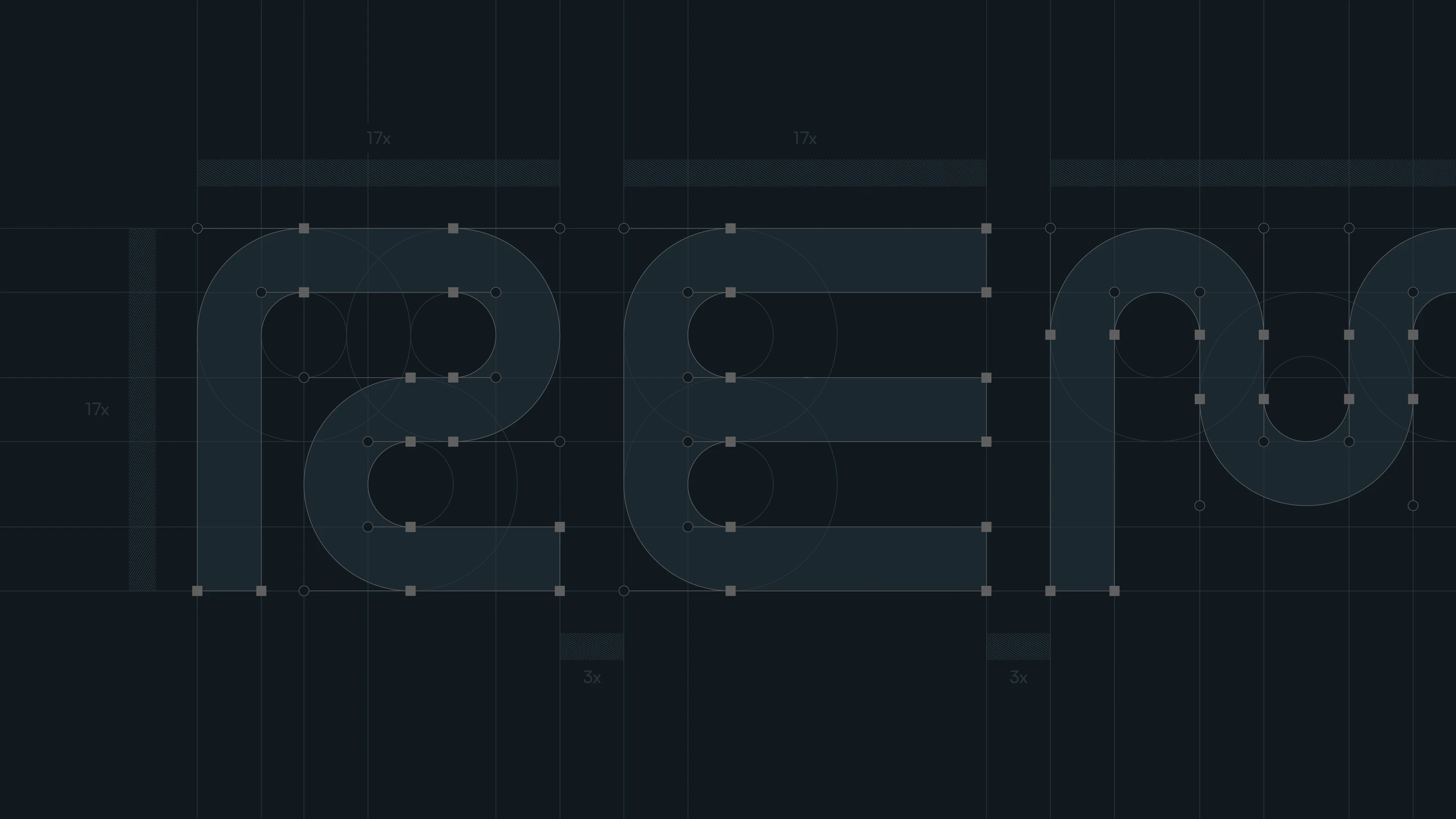 Construção geométrica do logotipo Remapp